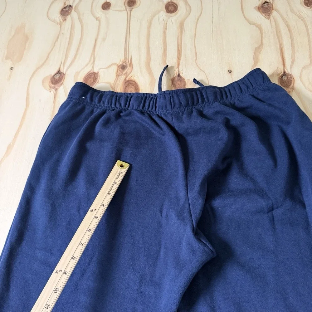 Nike Sportswear Club Fleece Mid Rise Joggers Blue Women Size XL 16